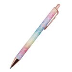 Stylo bille flash cristal en m�tal, recharge encre bleue , 1, 0 mm, de qualit� pour bureau, pour ecriture, ...