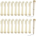 Stylos a bille en forme d'os, 20 pi�ces stylos en os 0. 7mm encre noire / nleue de lani�re incluse, stylo ...