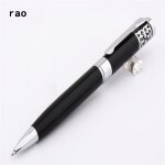 Stylo a bille de haute qualit� 400 vieux si�cle fleur noir chapeau ecole bureau, pointe moyenne, garniture ...