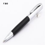 Stylo a bille de haute qualit� 819 blanc, pointe moyenne, chapeau noir, pour le bureau, nouveau