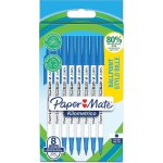 Stylos bille kilometrico , pointe moyenne (1. 0 mm) longue dur�e , encre bleue , 80 purcent de plastique ...