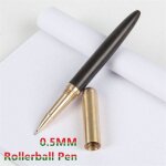 Stylo a bille de luxe en bois, haute qualit�, 0. 5mm, encre noire, 03665