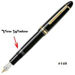 Stylo a bille de luxe mb monte, stylos plume en rsine noire, incrustation enduite, numro de srie, ...