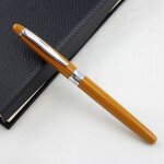 Stylo a bille de luxe en m�tal, pour ecriture, caf�, argent, clip, rouleau, nom, ecole, etudiant, bureau, ...