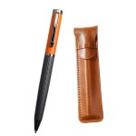 Stylo a bille de luxe en m�tal, haute qualit�, noir a clip, rollerball, recharge d'encre noire, 0. 7mm, ...