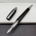 Stylo a bille mb noir / argent de haute qualité, rmatérielle, plume, bureau d'affaires, accessoires de ... Stylo a bille mb noir / argent de haute qualité, rmatérielle, plume, bureau d'affaires, accessoires de ...