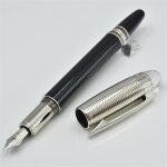 Stylo a bille mb noir / argent de haute qualité, rmatérielle, plume, bureau d'affaires, accessoires de ... Stylo a bille mb noir / argent de haute qualité, rmatérielle, plume, bureau d'affaires, accessoires de ...