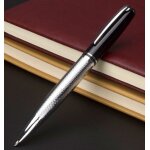 Stylo a bille en mtal, 0. 7mm, couleur or et argent, cadeaux de luxe pour etudiants, papeterie fournitures ...
