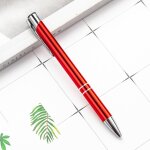 Stylo a bille en mtal, support d'impression de publicitaire, vente en, 20 pices / lot - type black ...