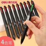Stylo a bille multicolore, 4 couleurs, 0. 7mm, presse, bureau, multifonction, pour etudiants, enseignant, ...