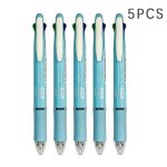 Stylos a bille multicolores 5 en 1, recharge de stylo a bille, plomb de crayon, stylo multifonction, ...