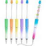 Stylos a billes en plastique pour stylos a billes personnalis�s, 6pcs stylos a bille d�coratifs a encre ...