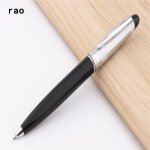 Stylo a bille avec pointe moyenne, 574 argent, de haute qualit�, noir, pour le bureau, nouveau