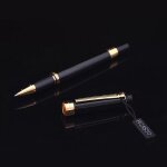 Stylo a bille de recharge d'encre noire avec clip dor�, 917mm, luxueux, avec etui cadeau original, 0. ...