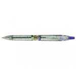 Stylo bille - rtractable - bleu - plastique recycl - b2p ecoball - begreen - pilot