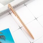 Stylo a bille r�tractable m�tallique, joli cadeau pour etudiants, enseignants, mariage, bureau, signature, ...