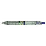 Stylo bille r�tractable - pilot - b2p ecoball 10 - corps en plastique recycl� - encre bleue - pointe ...