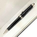 Stylo a bille rmatérielle mb bleu et argent, stylo plume, marque d'acquisition de bureau, cadeau de luxe, ... Stylo a bille rmatérielle mb bleu et argent, stylo plume, marque d'acquisition de bureau, cadeau de luxe, ...