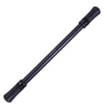 Stylo a bille rotatif en caoutchouc tpr, multifonction, vintage, jouet anti - stress, samoura noir