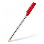 Stylo a bille - rouge - pointe m�dium - staedtler