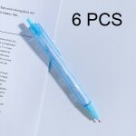 Stylo a bille roulante en cristal diamant, stylo a gel, transparent, a pression, avec 0, 5 aiguille, ...