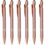 Stylo a bille, stylo signature noir, stylo a bille a tige en aluminium a poussoir en mtal adapt au ...
