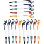 Stylos a bille sur le th�me du football - lot de 15, plastique durable, rechargeables, ecriture fluide, ...