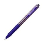Stylo bille uni laknock - uni - pointe moyenne r�tractable 0, 8 mm - encre bleue - rechargeable