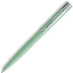 Stylo bille, vernis vert menthe mat, pointe moyenne, encre bleue, coffret cadeau