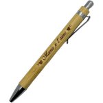 Stylo en bois grav  mamie je t'aime  livr avec sa petite pochette, cadeau nol, cadeau anniversaire, ...