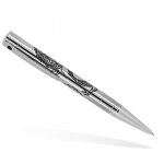 Stylo s. t. dupont d - initial chrome dragon noir