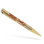 Stylo s. t. dupont d - initial dor� dragon rouge