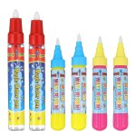 Stylos a eau heallily pour tapis de dessin ¿ lot de 6, sans d�g�ts, couleurs vives, faciles a utiliser ...