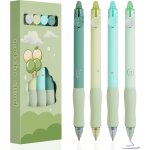 Stylos effa�able, 4 bleu stylo gel effa�abl kawaii mignon de ours stylo effacables, pointe 0, 5 mm stylos ...