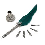 Stylo a encre de base avec 5 plumes, calligraphie anglaise, cadeau de mariage, nouveau