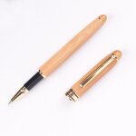 Stylo a encre en bois de marque banmboo, design classique, stylo a plume pour signature, cadeau de bureau ...