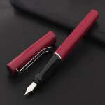 Stylo a encre de couleur rouge / violet de haute qualit� 1515, stylo a plume fine pour fournitures de ...