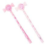 Stylos a encre gel rose p�che noir, 2 pi�ces, jolis stylos a pointe fine de 2022mm pour etudiants enseignants, ...