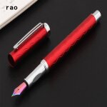 Stylo a encre de luxe de qualit� 3703, stylo a plume, couleurs de bureau, rouge, pour etudiant, papeterie ...