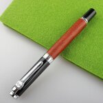 Stylo a encre de luxe de qualit�, design en bois et acier, pointe de 0. 5mm, papeterie fournitures scolaires ...