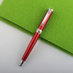 Stylo a encre en m�tal avec clip, couleur vin rouge argent, 0. 5mm, id�e cadeau, business