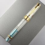 Stylo a encre a piston transparent de haute qualit, pointe fine de 0. 5mm, pour cadeau, ecole, bureau ...