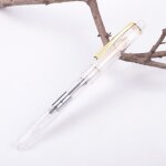 Stylo a encre en plastique transparent de haute qualit�, design a la mode, pour hommes d'affaires, ecriture, ...