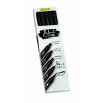 Stylos - feutres - calligraphie - noir - 5 tailles diff�rentes - online - black lettering
