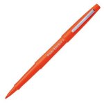 Stylo feutre papermate nylon - flair original - 1 mm - ecriture moyenne orange