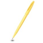 Stylo - feutre - pointe acrylique - 2mm - jaune - pentel - s520