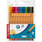 Stylo feutre pointe fine - point 88 - etui carton x 15 stylos feutres - coloris assortis