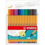 Stylo feutre pointe fine point 88 - etui carton x18 stylos feutres - coloris intenses