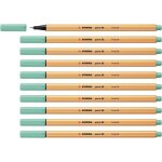 Stylo feutre pointe fine point 88 - lot x 10 stylos feutre - vert eucalyptus (88 / 12)