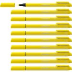 Stylo feutre pointmax - jaune citron - lot x 10 stylos feutre pointe moyenne